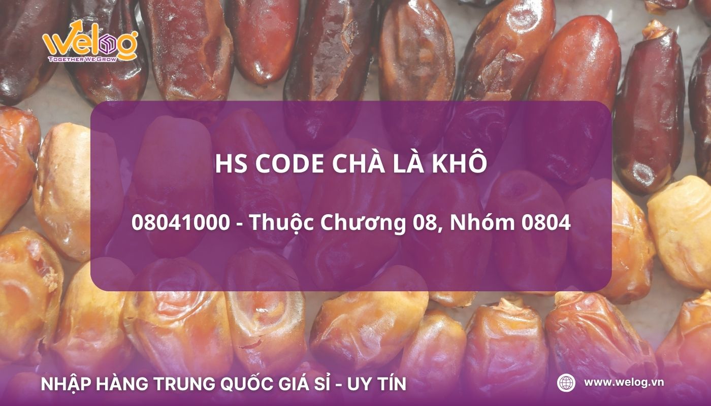 Mã HS nhập khẩu chà là khô
