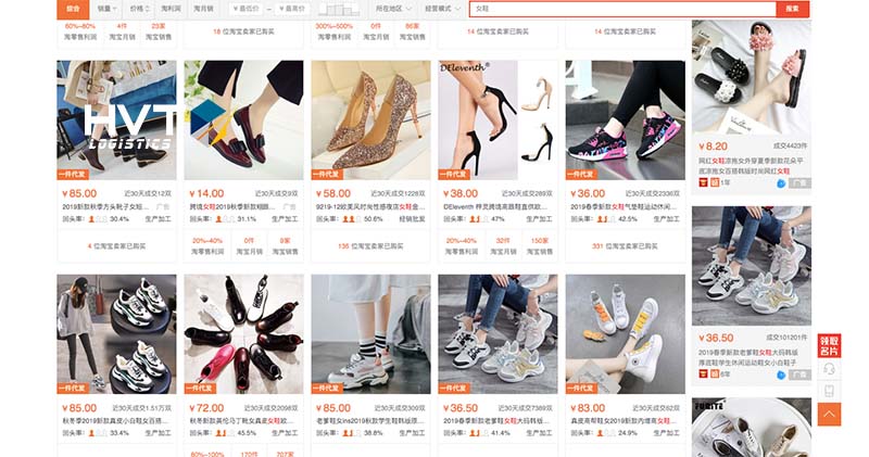 Link xưởng mua giày nữ Quảng Châu được mua nhiều bởi các dân buôn