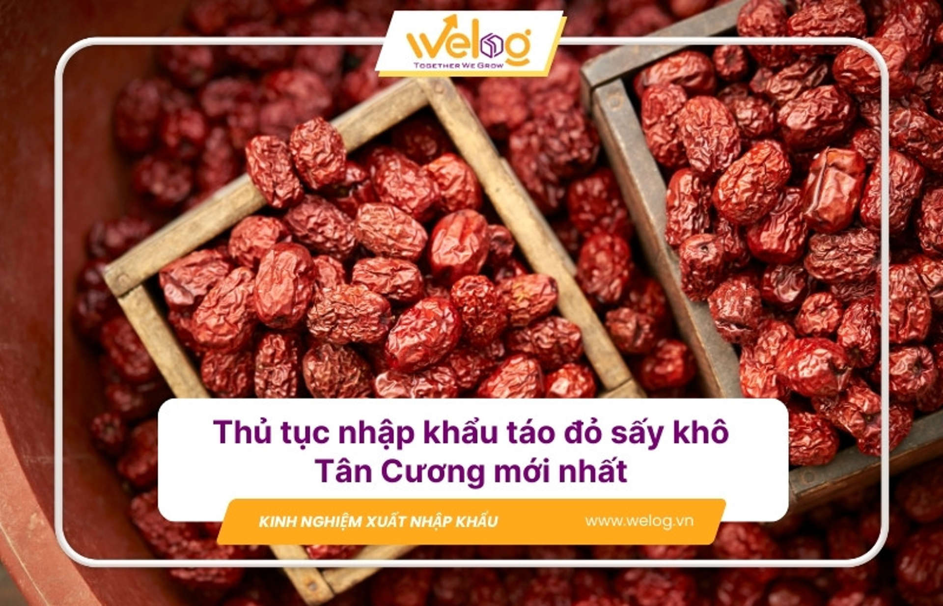 Thủ tục nhập khẩu táo đỏ Tân Cương Trung Quốc chi tiết A-Z