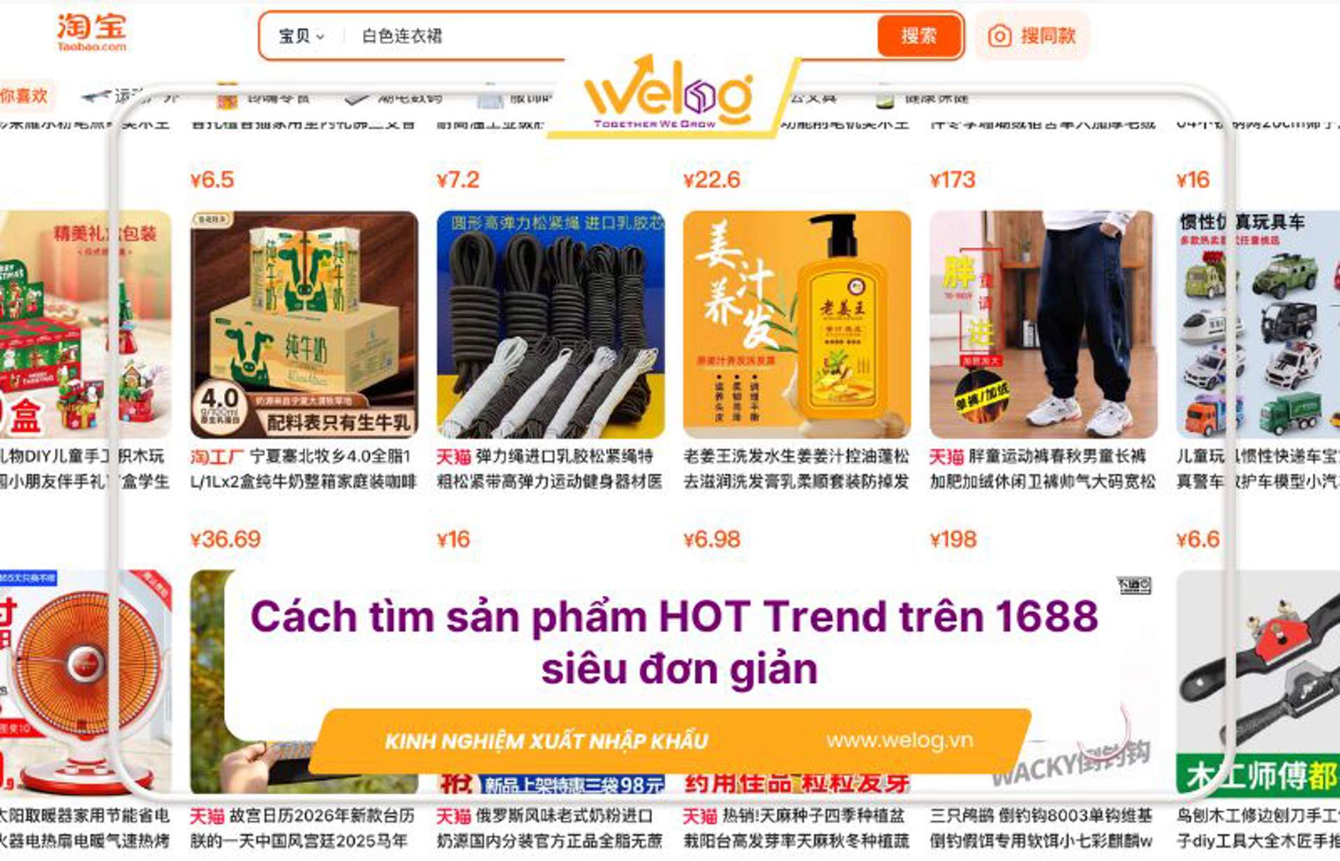 4 cách tìm sản phẩm HOT trend trên 1688 cực đơn giản