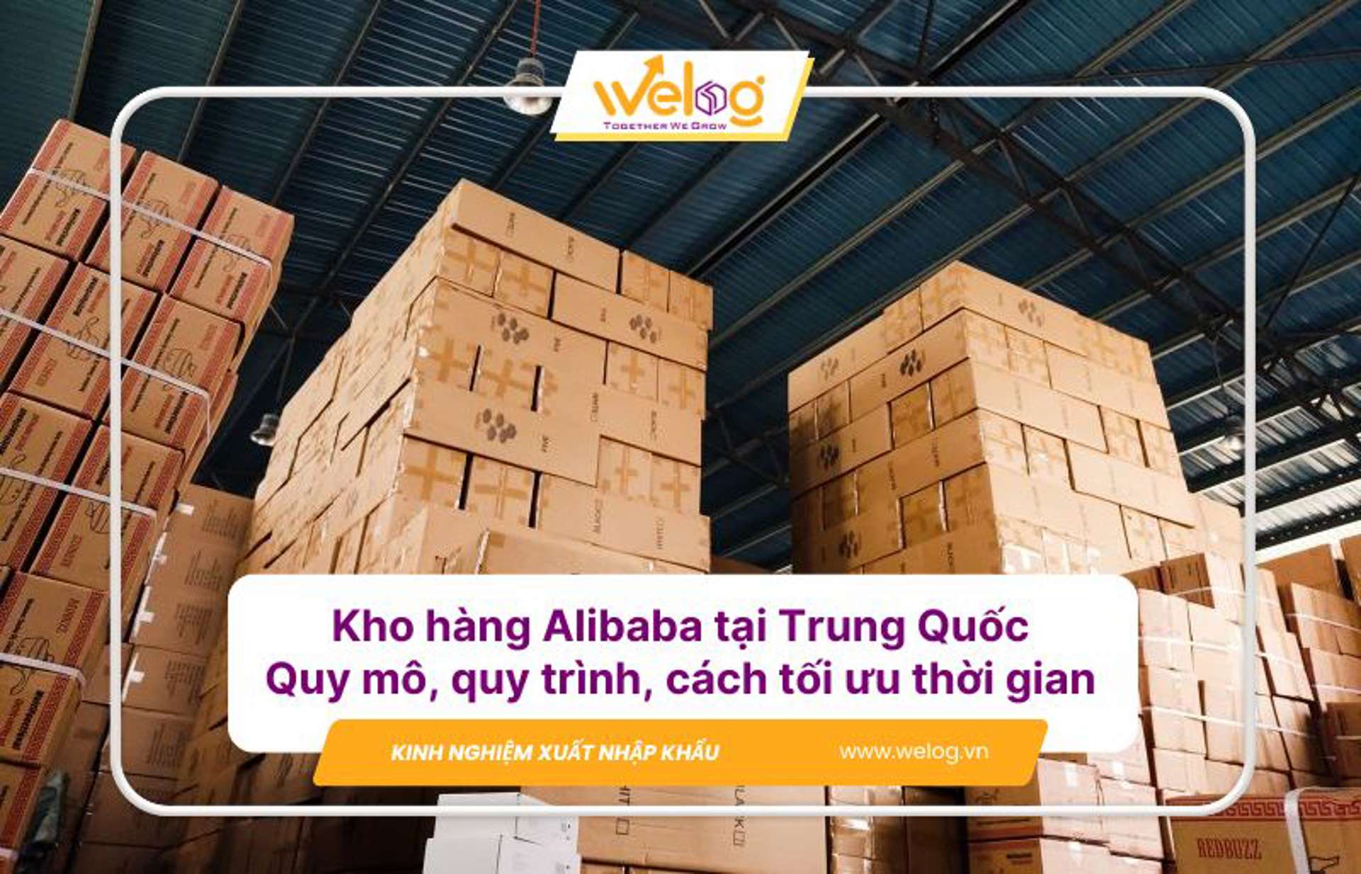 Kho hàng Alibaba tại Trung Quốc: Quy mô, quy trình, cách tối ưu thời gian