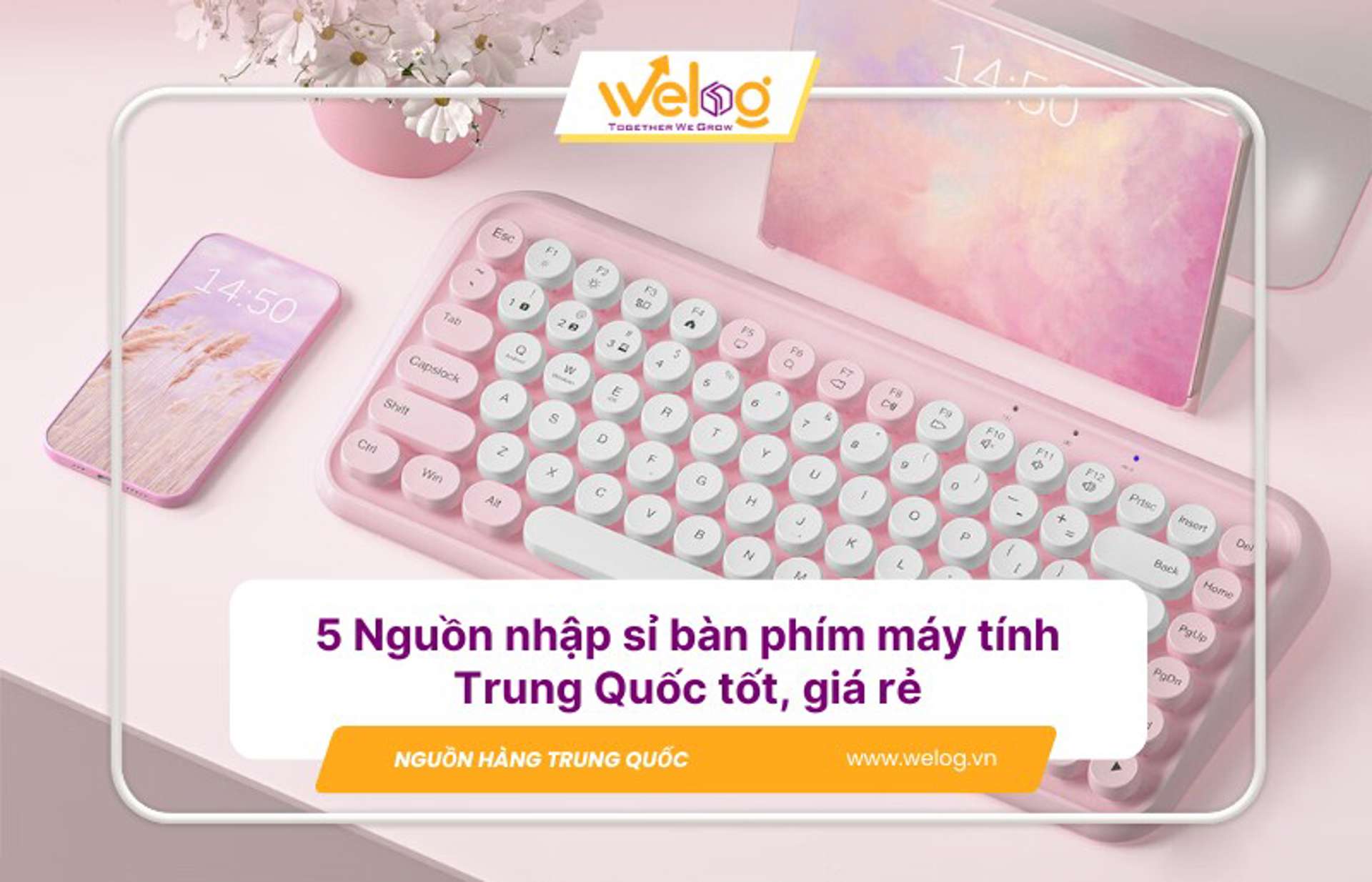 5 Nguồn nhập sỉ bàn phím máy tính Trung Quốc tốt, giá rẻ
