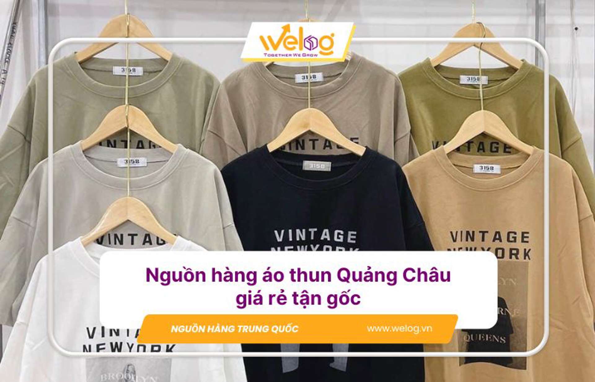 Nguồn hàng áo thun Quảng Châu giá rẻ tận gốc 2025