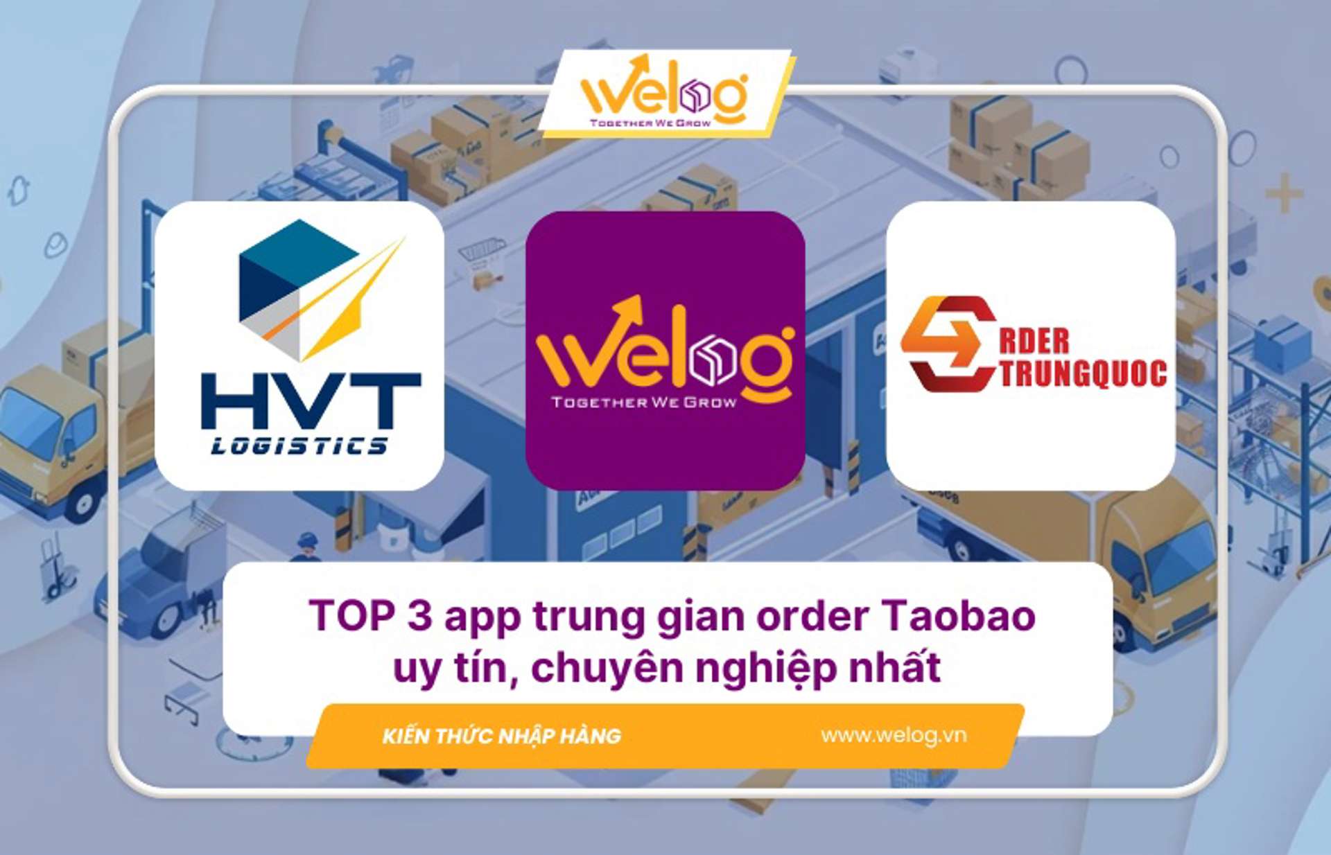 TOP 3 app order Taobao uy tín, vận chuyển Taobao chuyên nghiệp