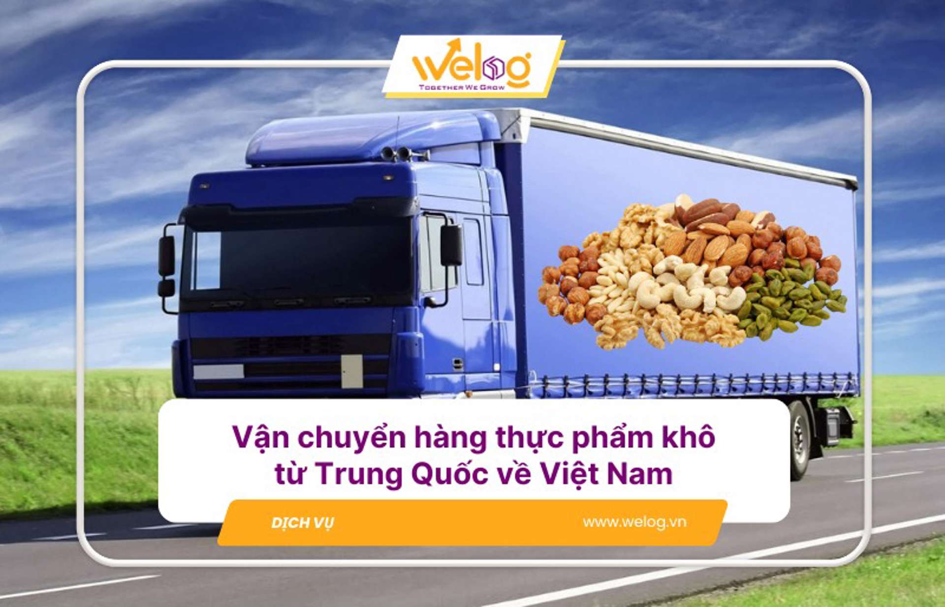 Vận chuyển hàng thực phẩm khô​ từ Trung Quốc nhanh, an toàn