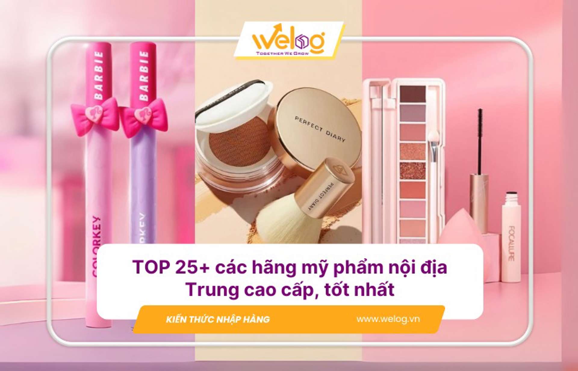 Review 25 thương hiệu mỹ phẩm nội địa Trung bán chạy nhất
